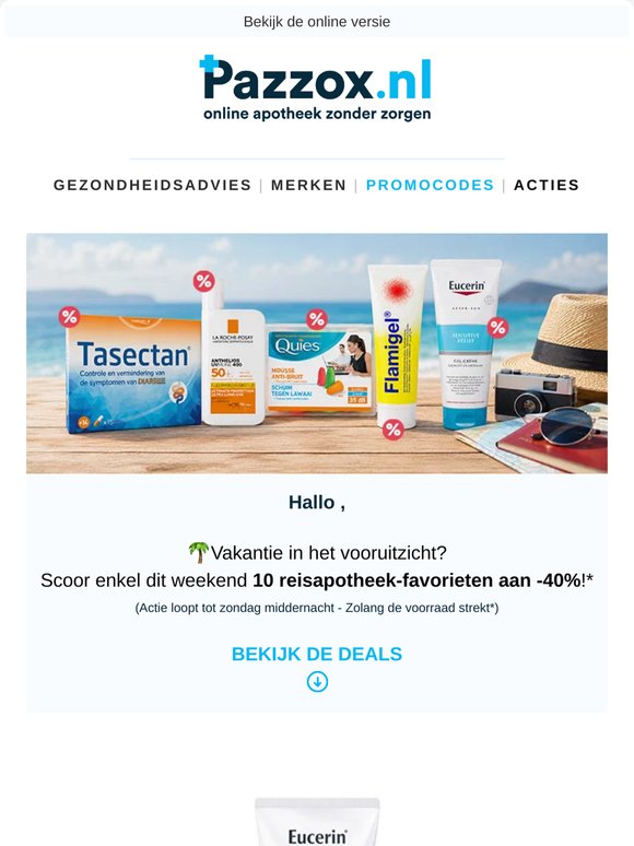 ☀️ Reisapotheek-deals: 10 topproducten aan -40%