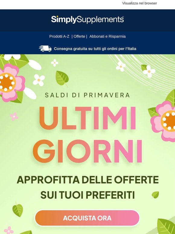 Saldi di Primavera: Ultimi Giorni per Risparmiare!