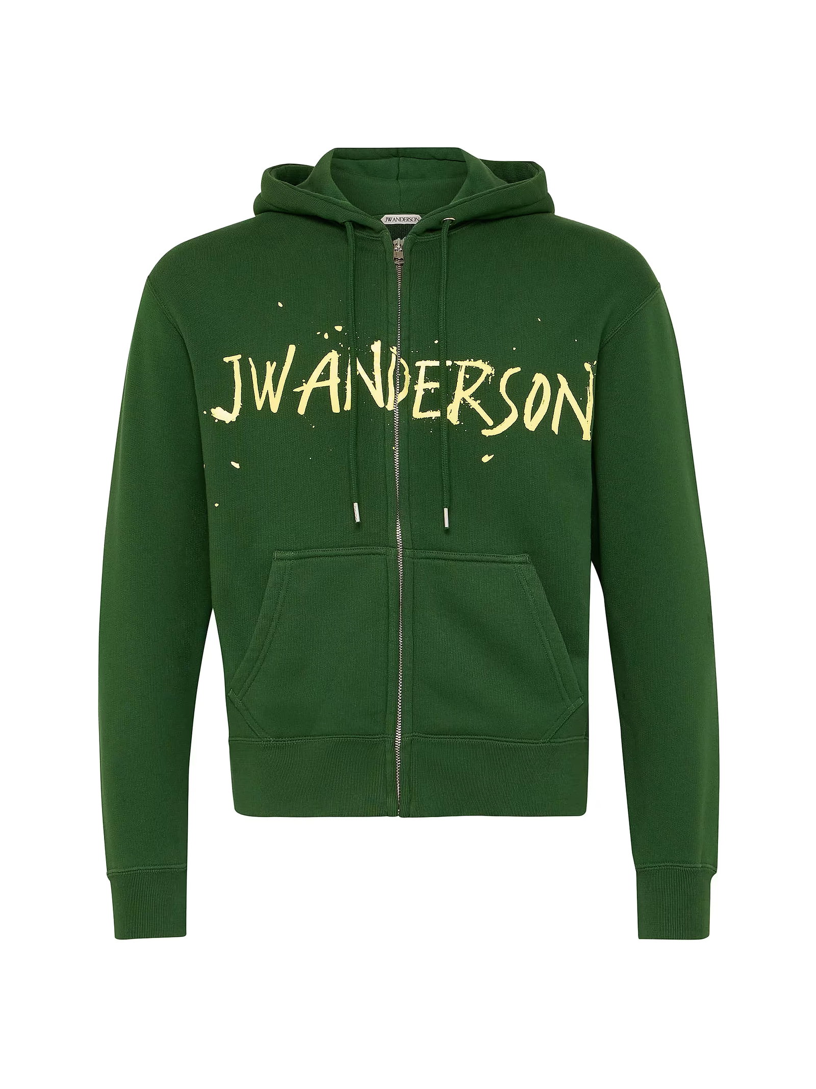 Jw Anderson Printed Zip-Up Hoodie