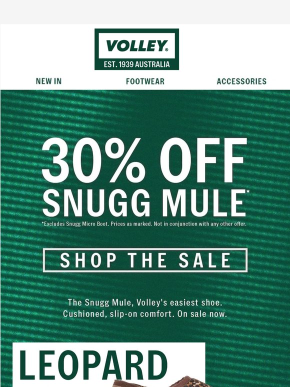 Snugg Mules. 30% off 🧸
