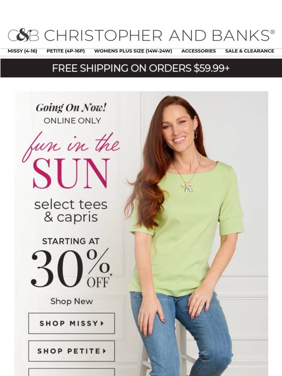 Sunny Styles are Heating Up—On Sale Now!