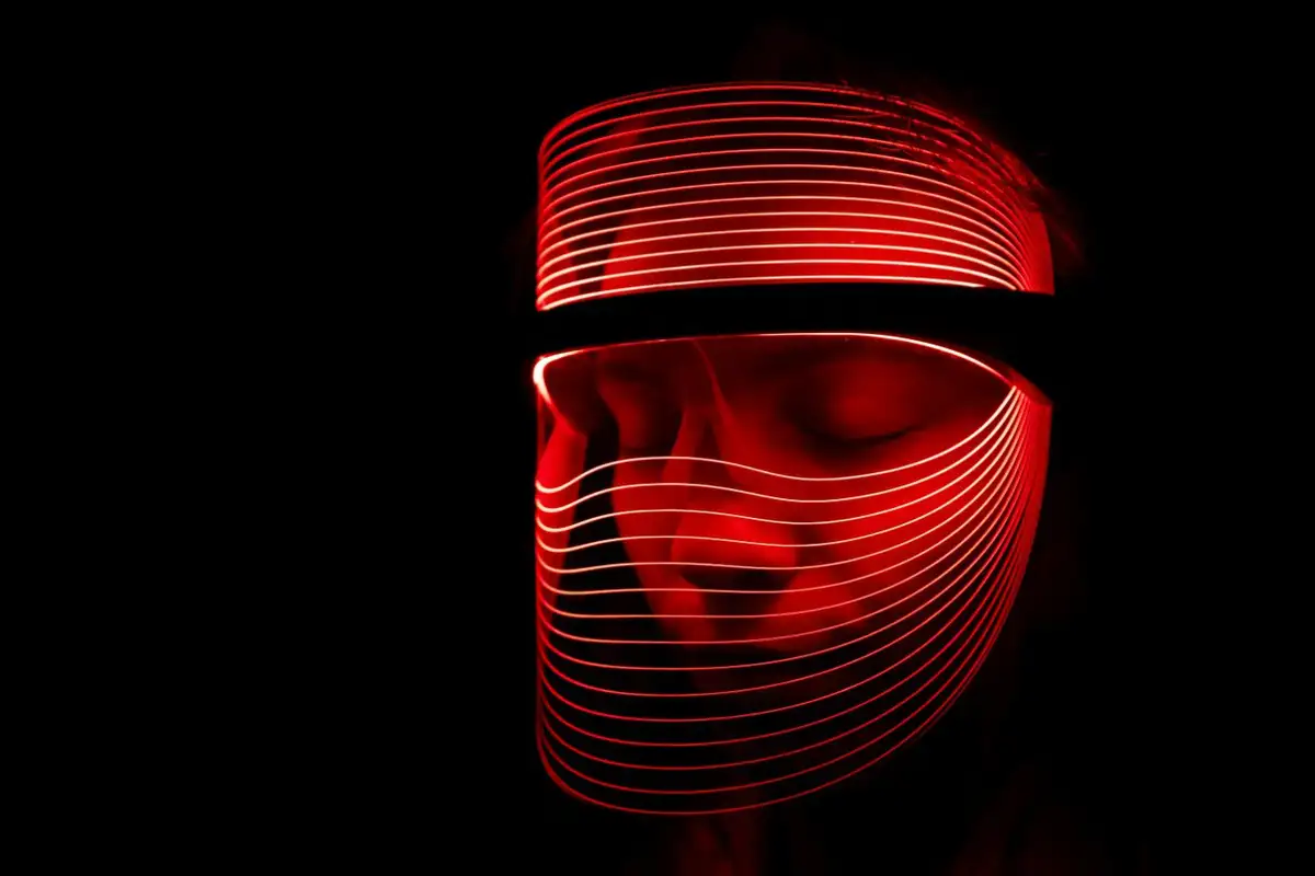 Red-light therapy does have health benefits but not the ones you think. Image leads to article.