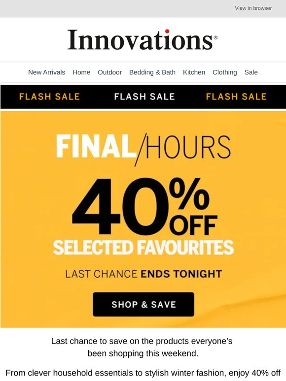 ⏰Last Chance to Save - Flash Sale Ends Tonight!