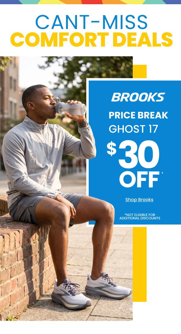 Can't Miss Comfort Deals Brooks Price Break Ghost 17 $30 Off Shop Brooks