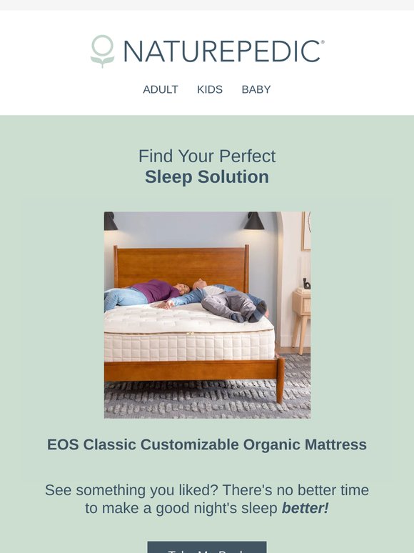 Your Organic Sleep Solution Awaits 🌿