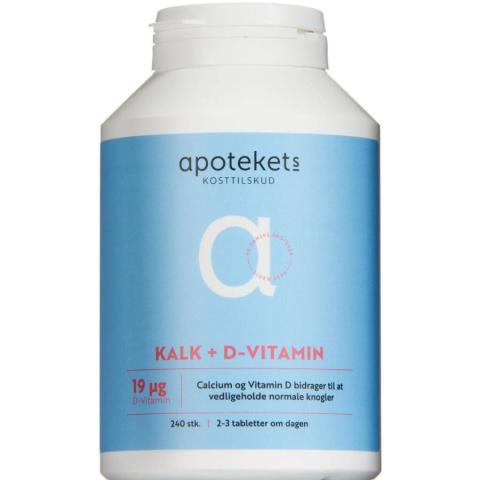 Apotekets Kalk + D-vitamin 19 mikg