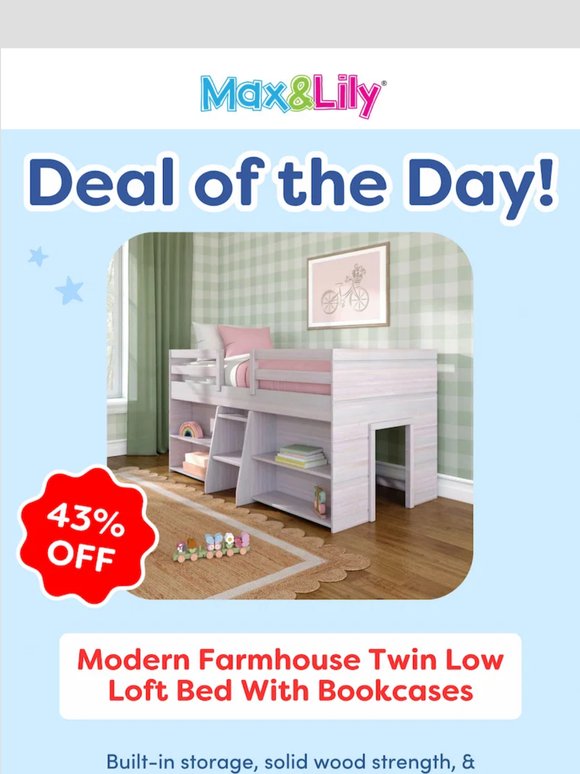 Deal of the Day: Their DREAM BED 🫧🤸