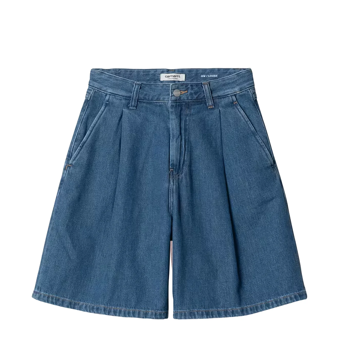 Image of Carhartt WIP Womens Alta Short Blue Stone Bleached