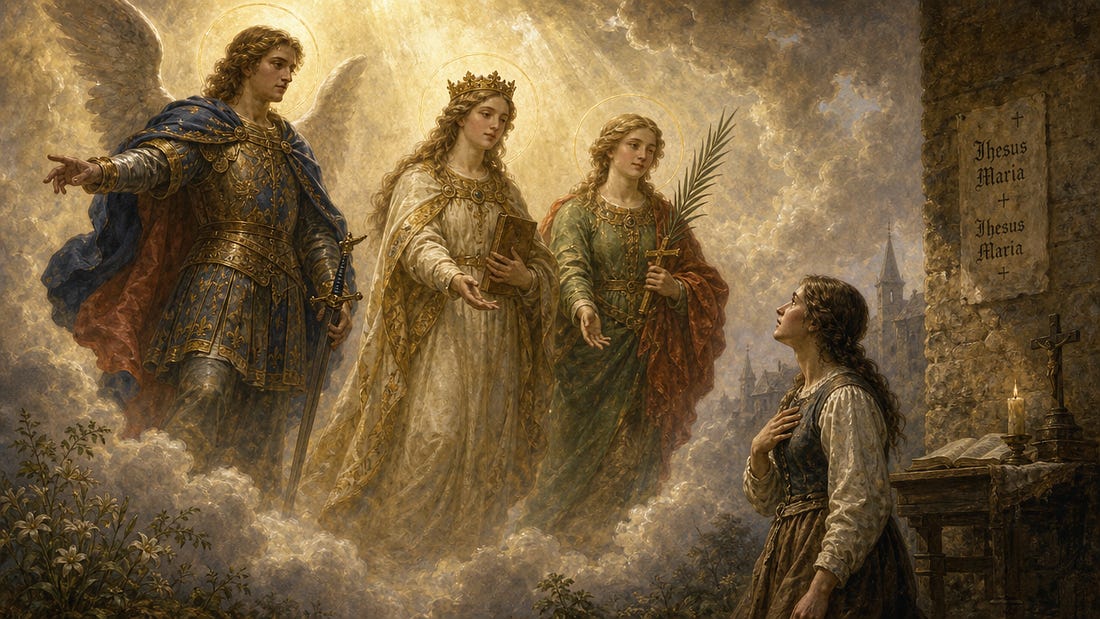 Heavenly Voices: The Call of Saint Michael, Saint Catherine, and Saint Margaret Heavenly Voices: The Call of Saint Michael, Saint Catherine, and Saint Margaret