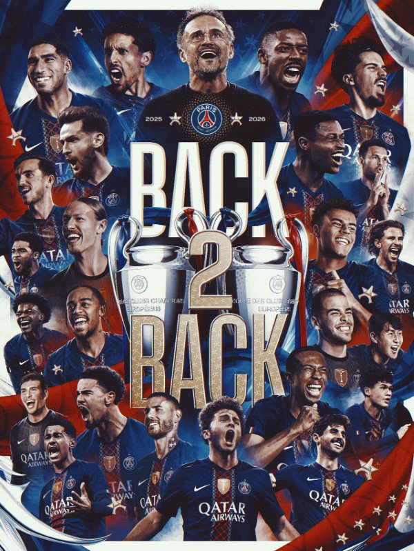Back 2 Back European Champions!