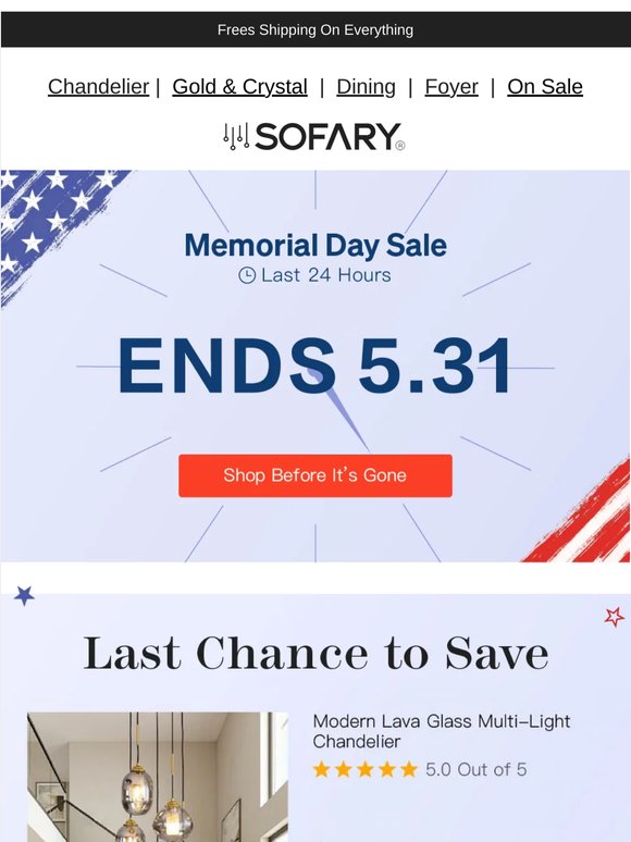 ⏳Memorial Day Sale Ends Soon!!!