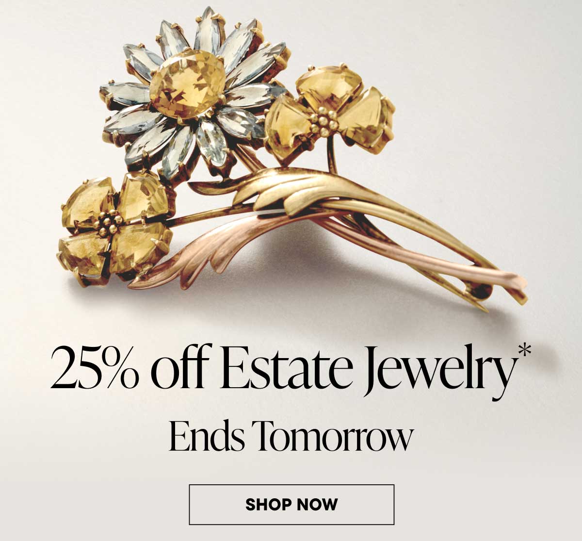 25% off Estate Jewelry* Limited Time Only. Shop Now
