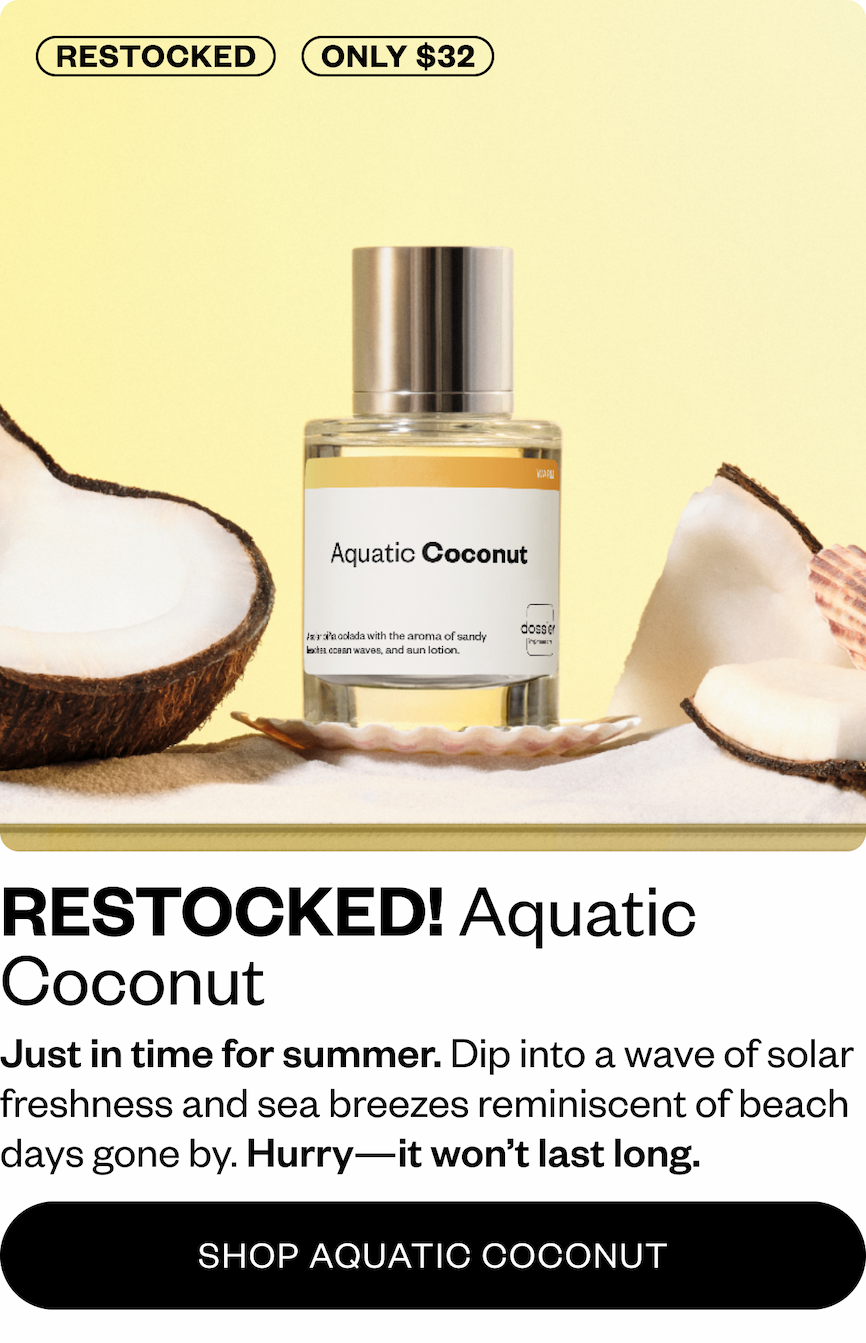 Back in Stock! Aquatic Coconut