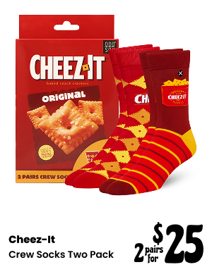 Cheez-It Crew Socks 2 Pack