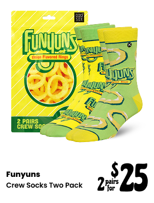Funyuns Crew Socks 2 Pack