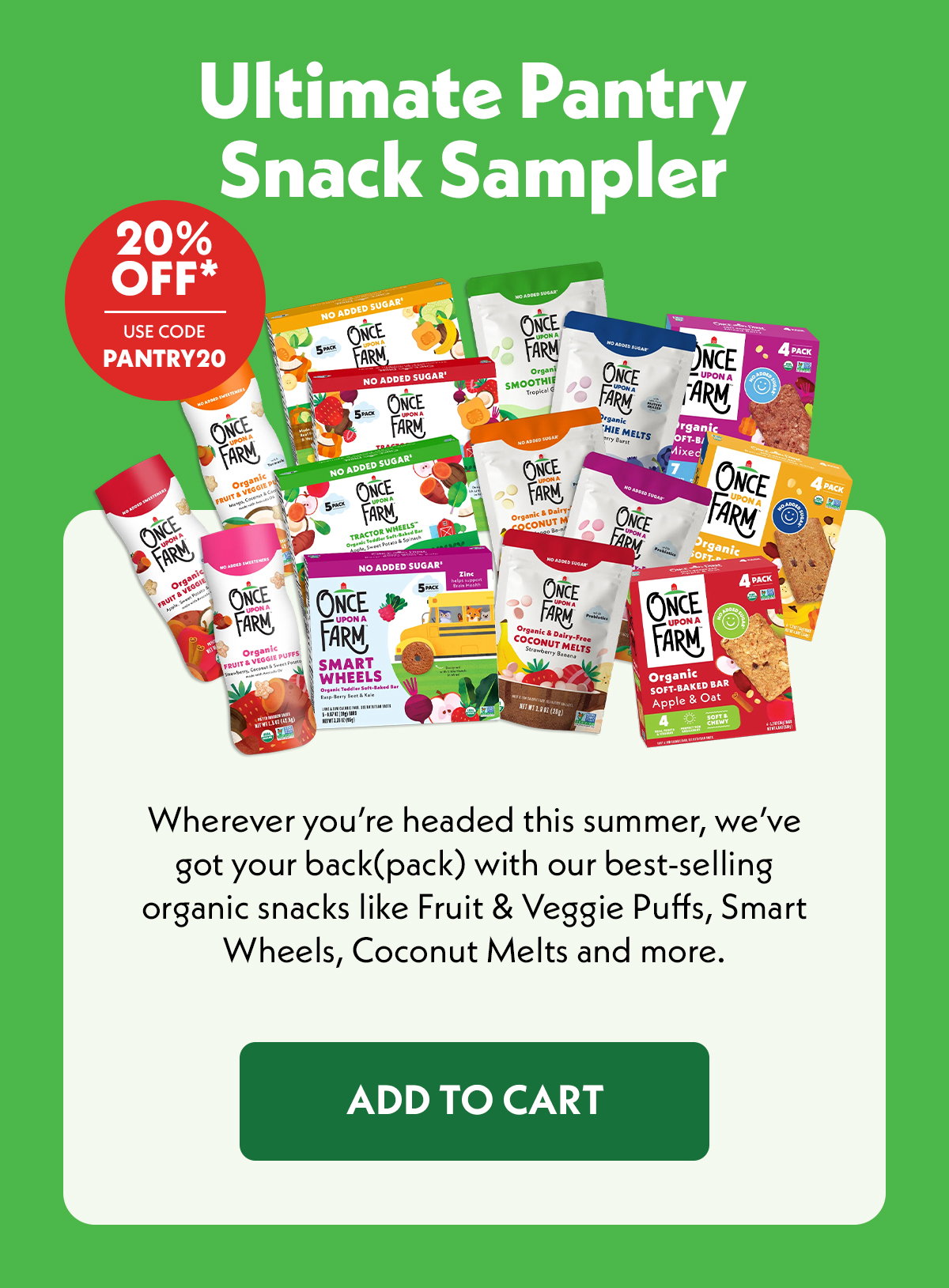 Ultimate Pantry Snack Sampler. 20% off with code PANTRY20. 