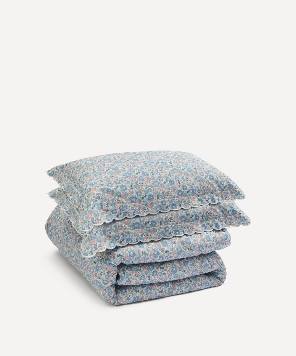 Liberty Betsy Tana Lawn Cotton™ Scalloped Edge King Size Duvet Cover Set