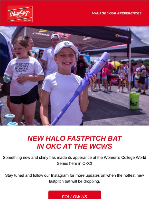 SPOTTED: New Halo Fastpitch Bat at the WCWS