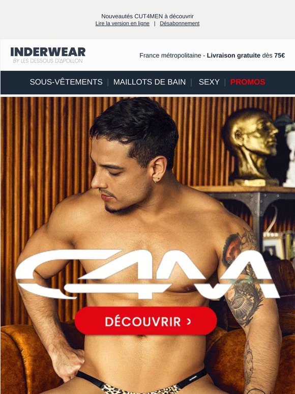 Tentation maximale ! Les nouveautés CUT4MEN sont là 😈