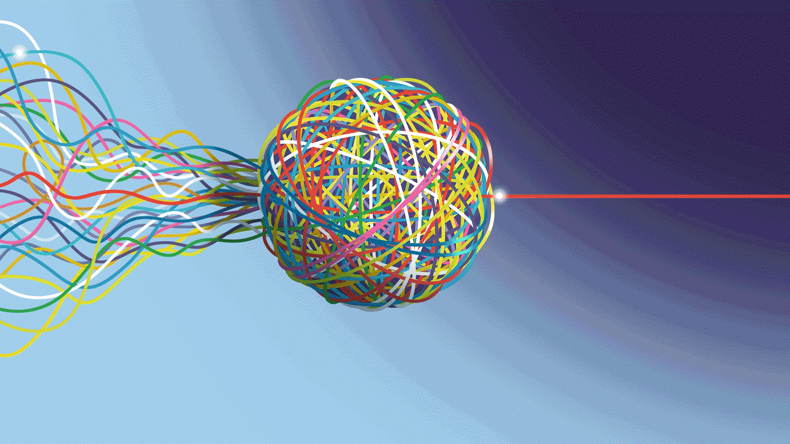 Random graph theory illustration.