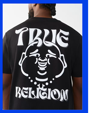 SHOP WAVY LOGO BUDDHA FACE GRAPHIC TEE