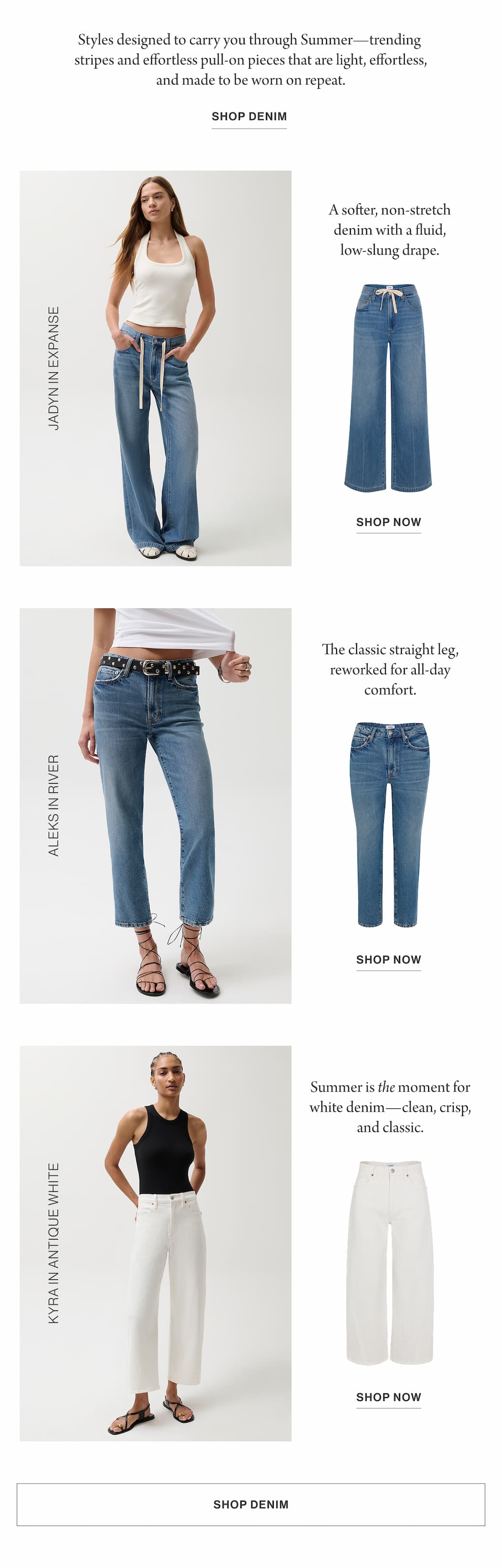 an image of a woman in jeans and a green shirt