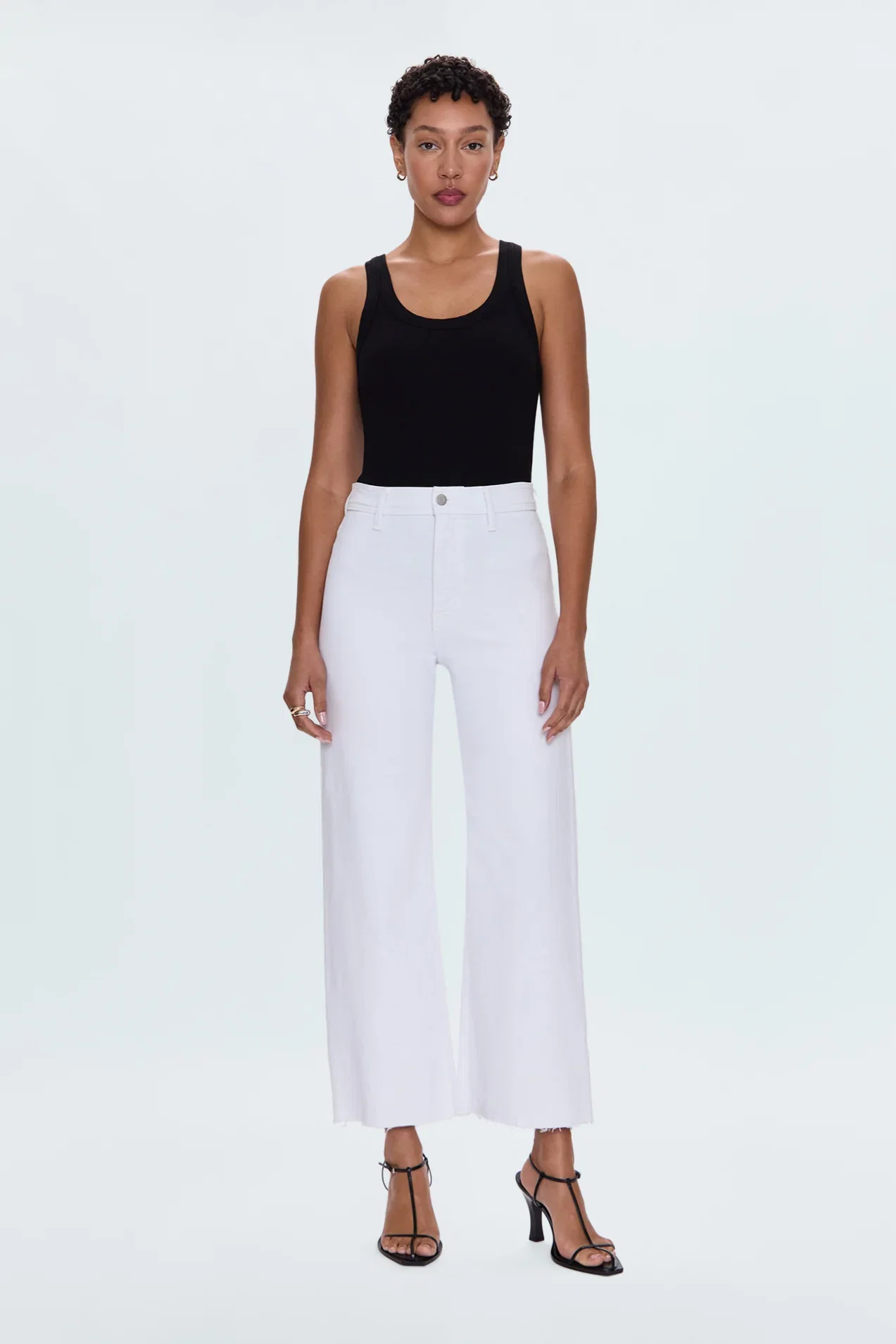 Image of Penny High Rise Wide Leg Jean -  Blizzard