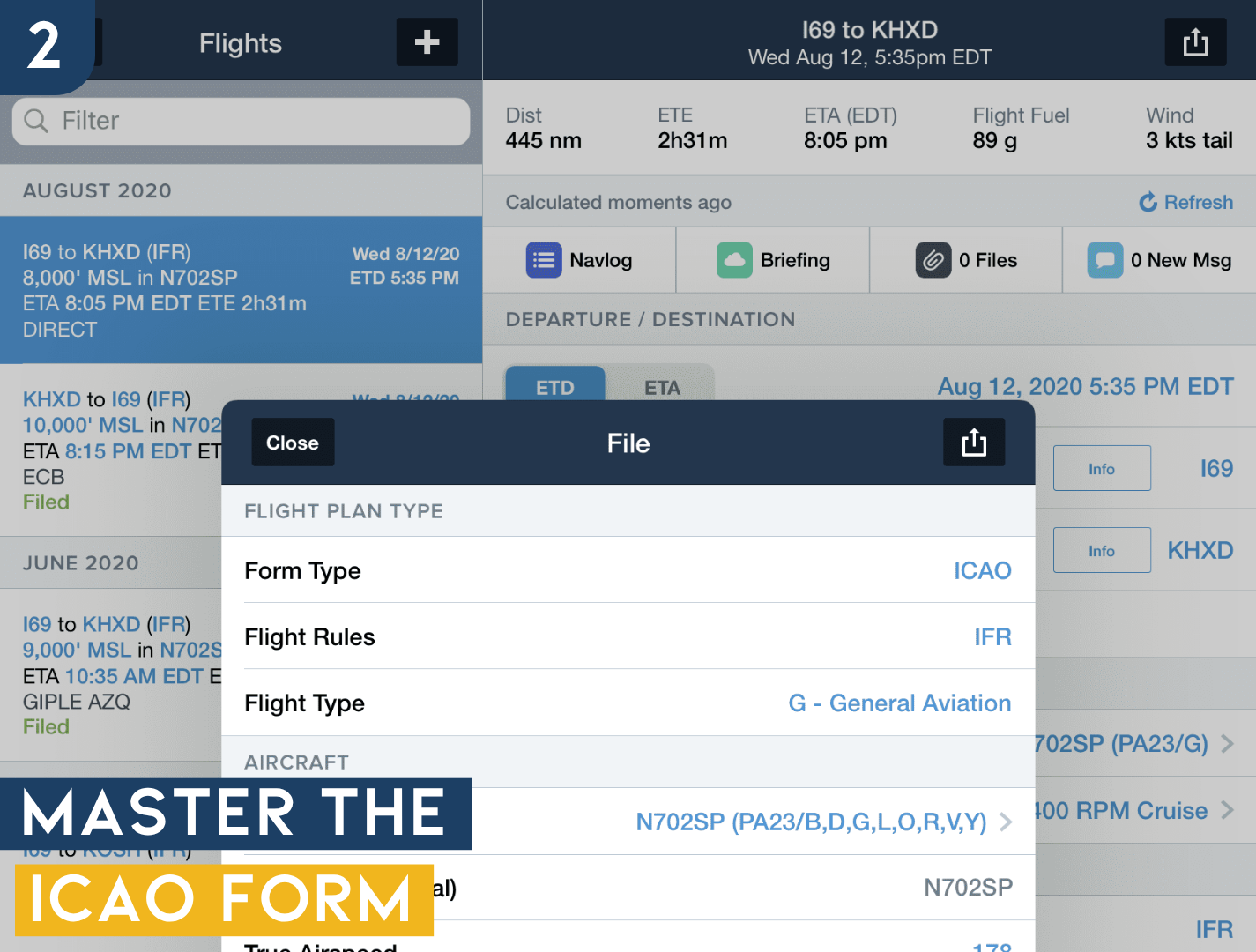 How to Configure ICAO Equipment Codes for VFR and IFR Flight Plans