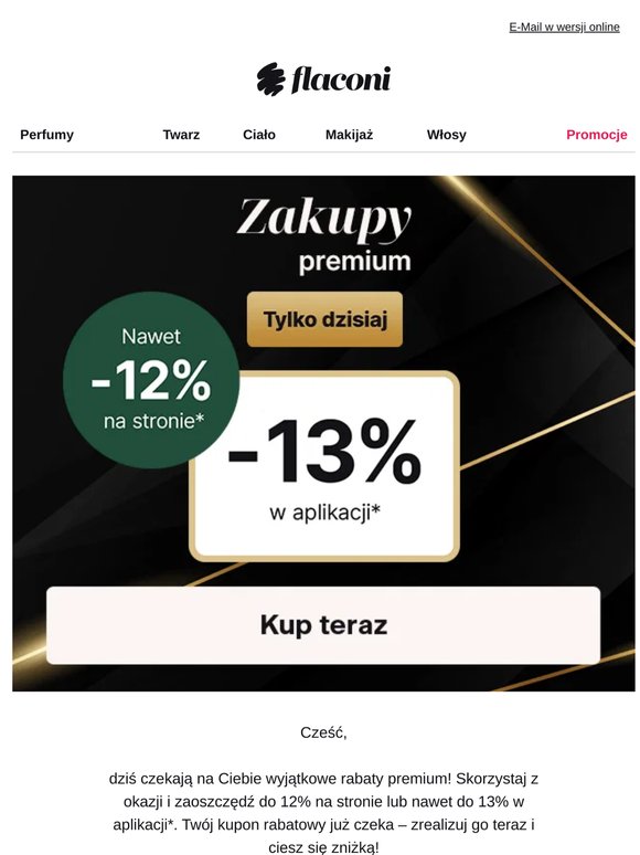 Luksusowe zakupy: do -13% ZNIŻKI ⚡