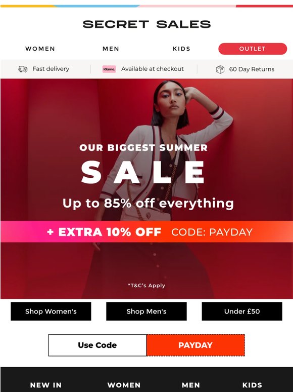 Summer Sale: Up to 85% off EVERYTHING