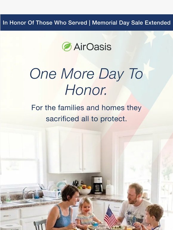 One More Day To Honor Them.
