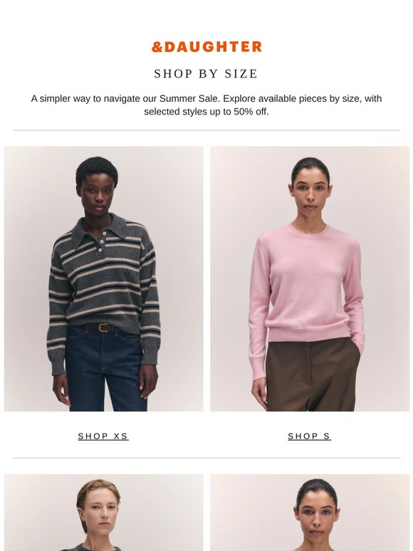 Shop Sale by Size
