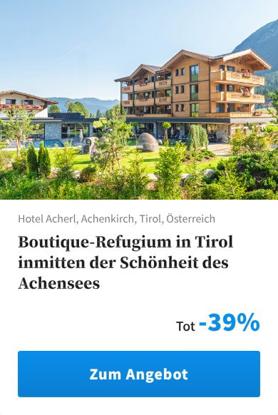 Boutique-Refugium in Tirol inmitten der Schönheit des Achensees