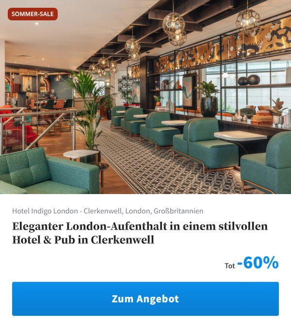 Eleganter London-Aufenthalt in einem stilvollen Hotel & Pub in Clerkenwell