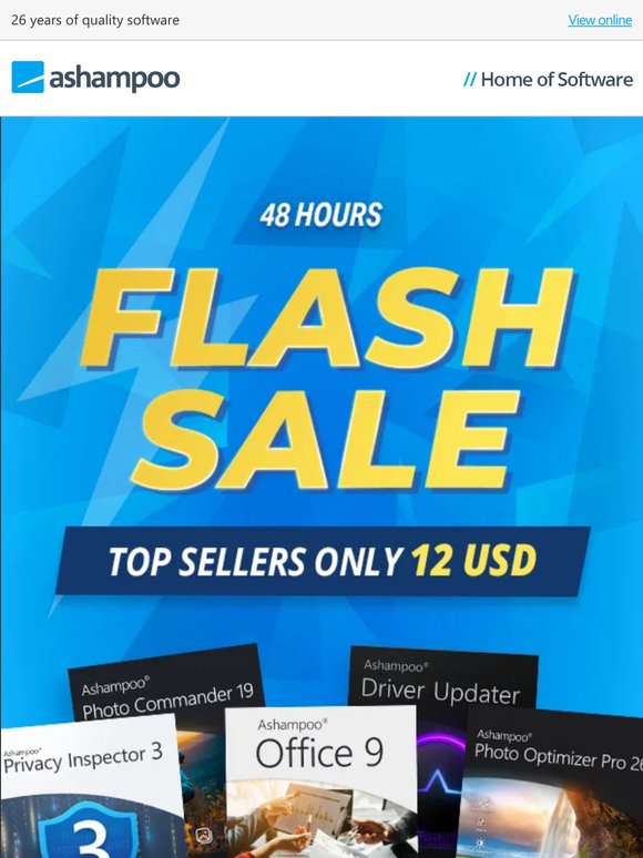 48-hour flash sale - Top sellers only $12