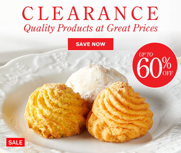 Clearance. Quality Products at Great Prices Up To 60% Off. Save Now. Sale: Italian Citrus Almond Cookie Assortment