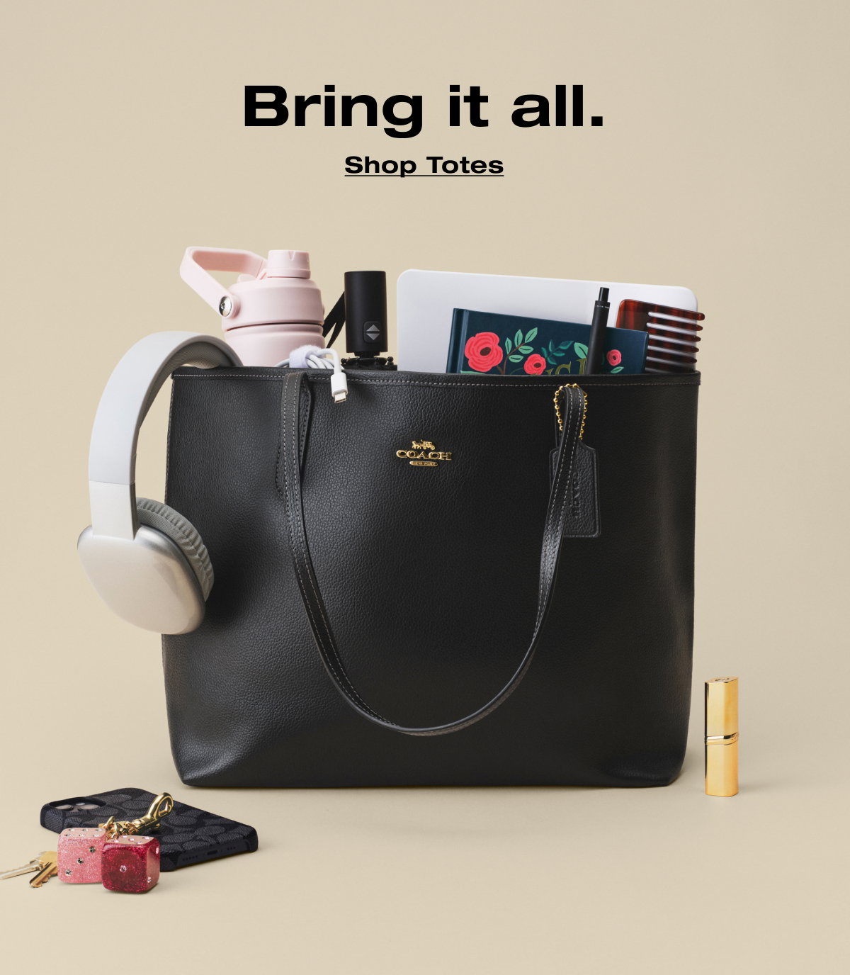 Bring it all. Shop Totes