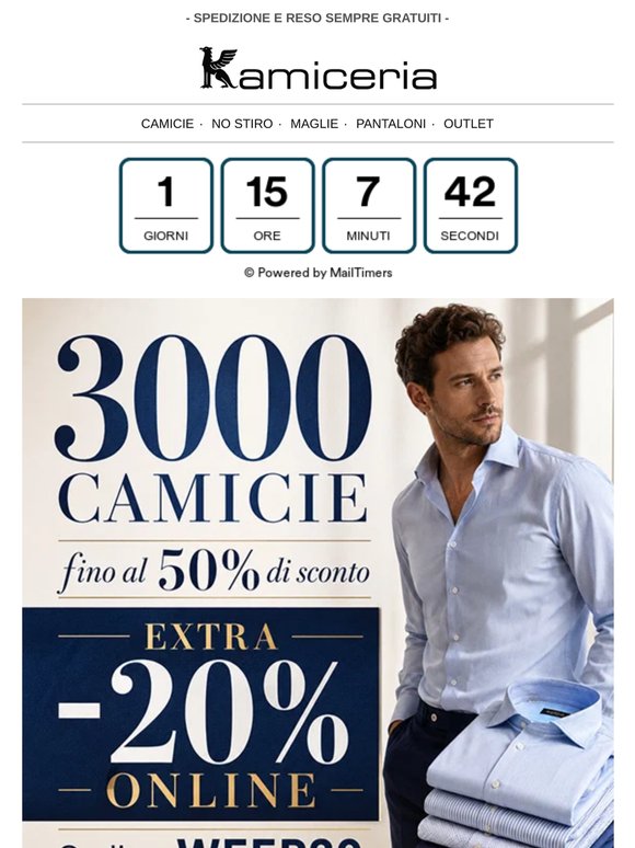 Ultime Ore: Extra 20% su tutto - Anche sui prodotti in promozione