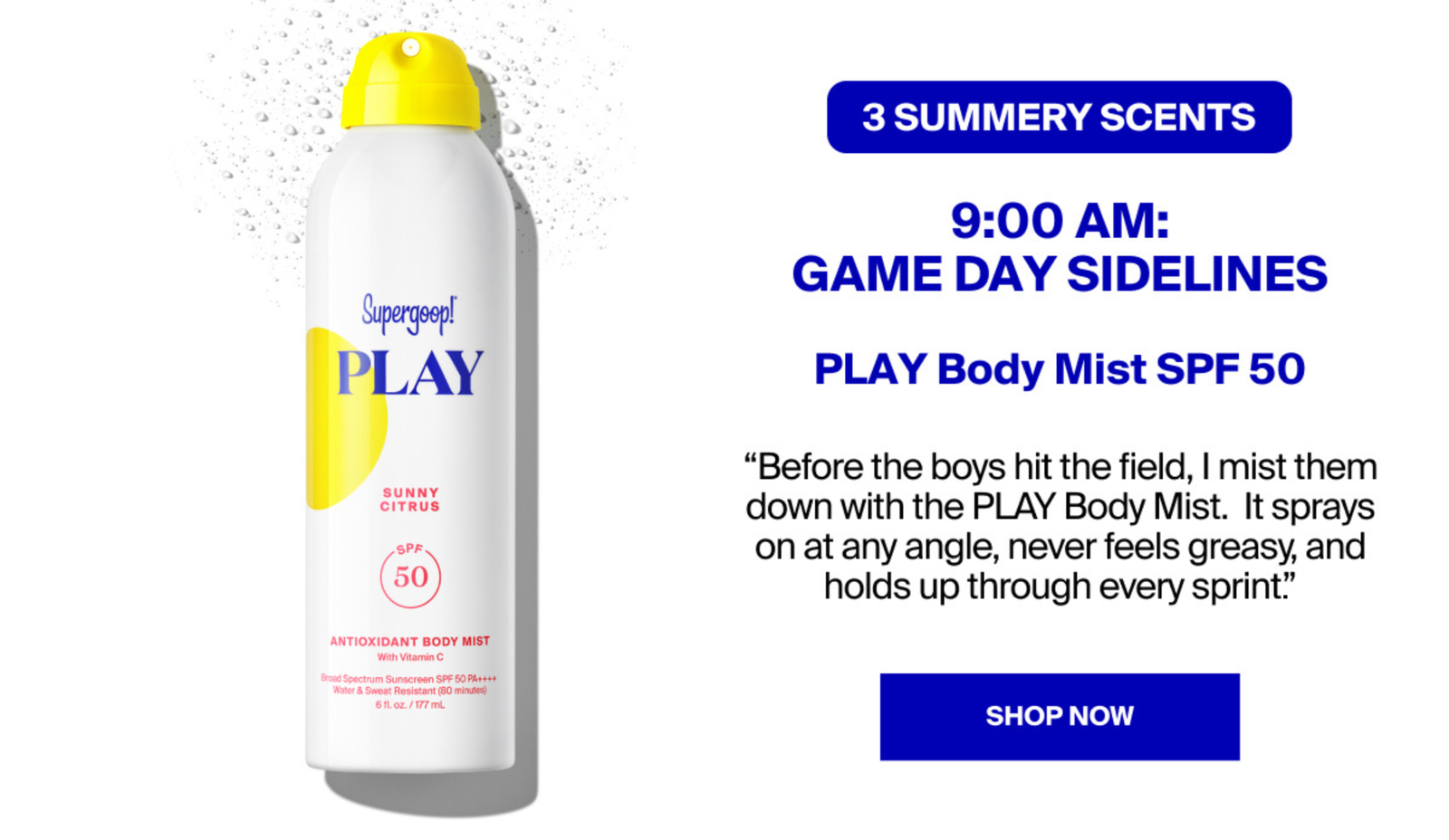 Shop PLAY Mist SPF 50