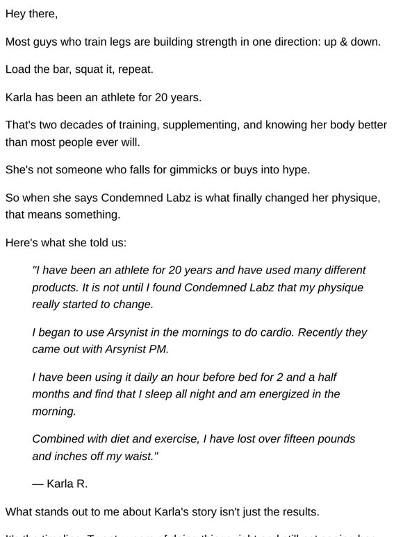 Karla's story is worth reading…