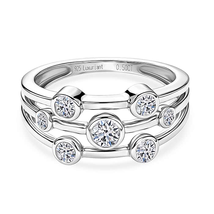 LUXURIANT Lab Grown Diamond Bubble Ring