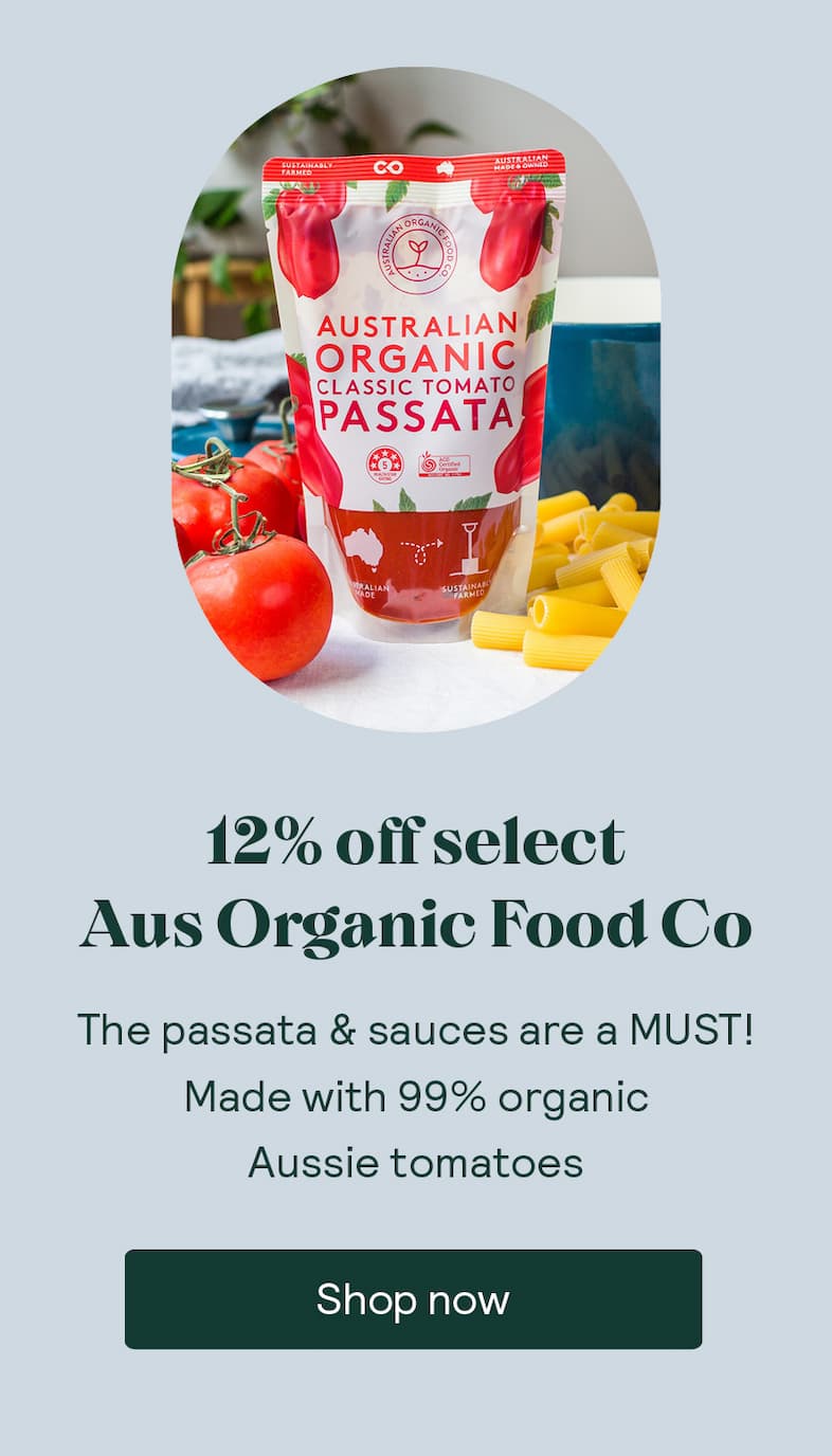 Shop select Australian Organic Food Co 12% off