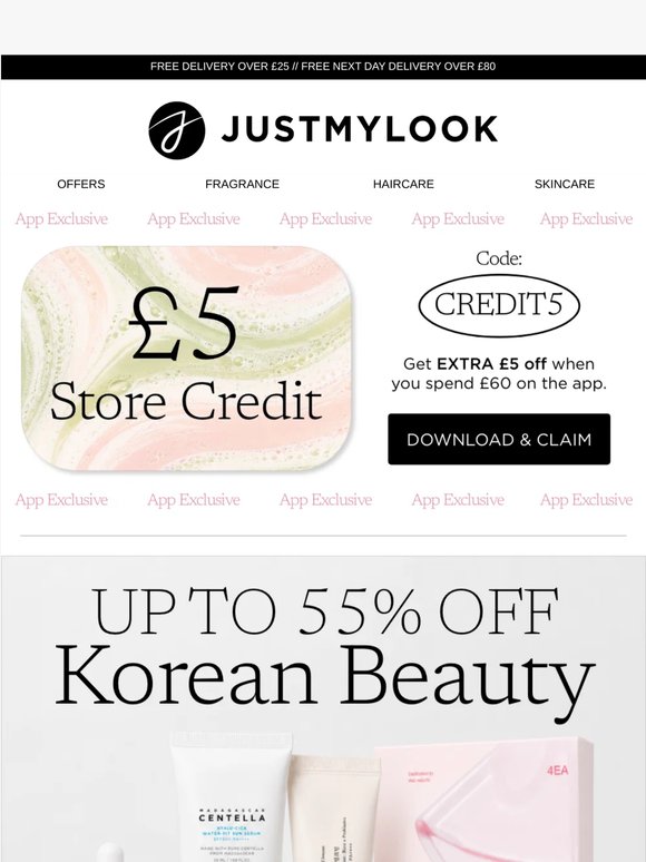 Korean Beauty: up to 55% off 🔥 ENDS tomorrow