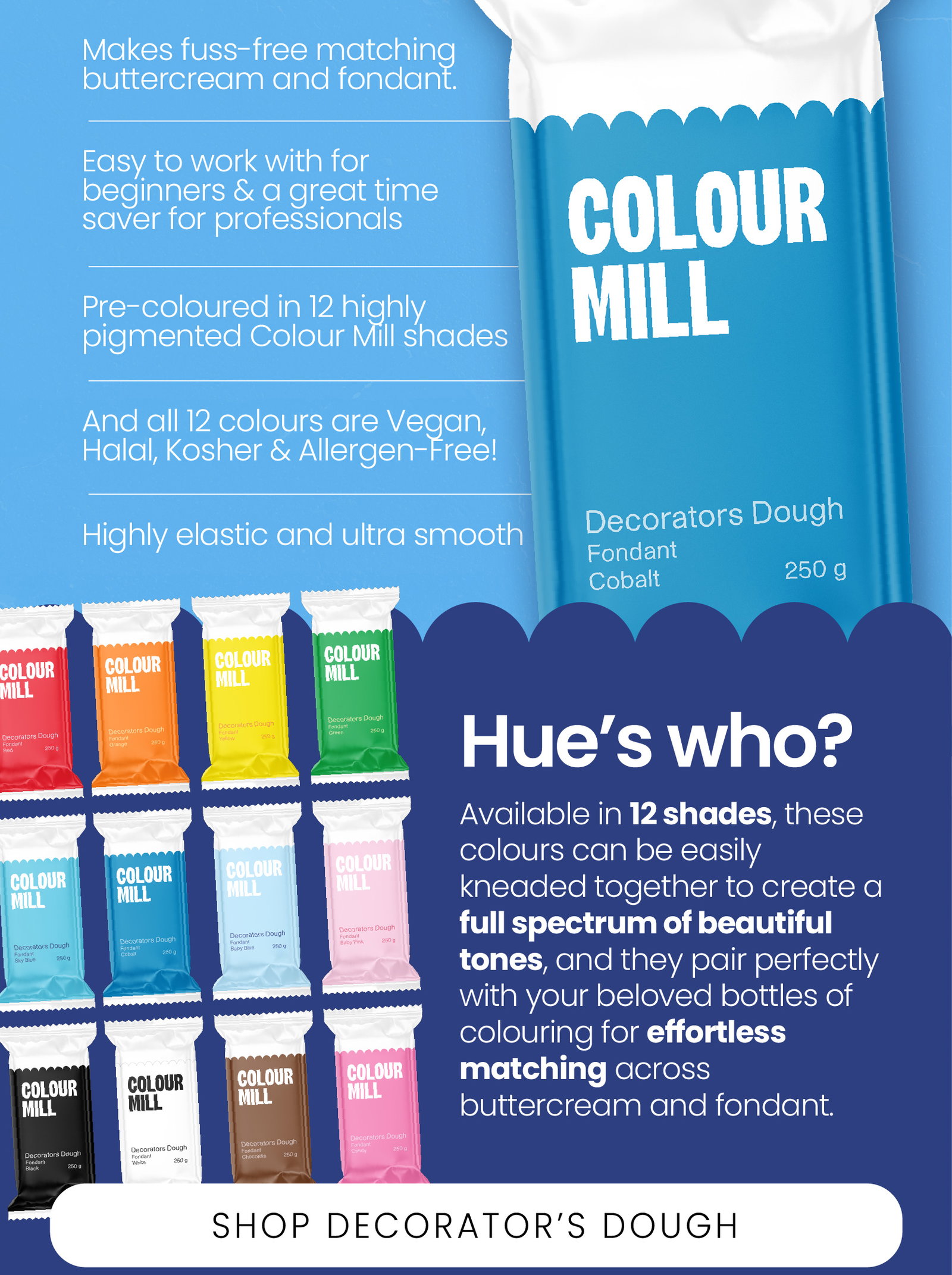 12 colours | Easy to work with | Highly Elastic
