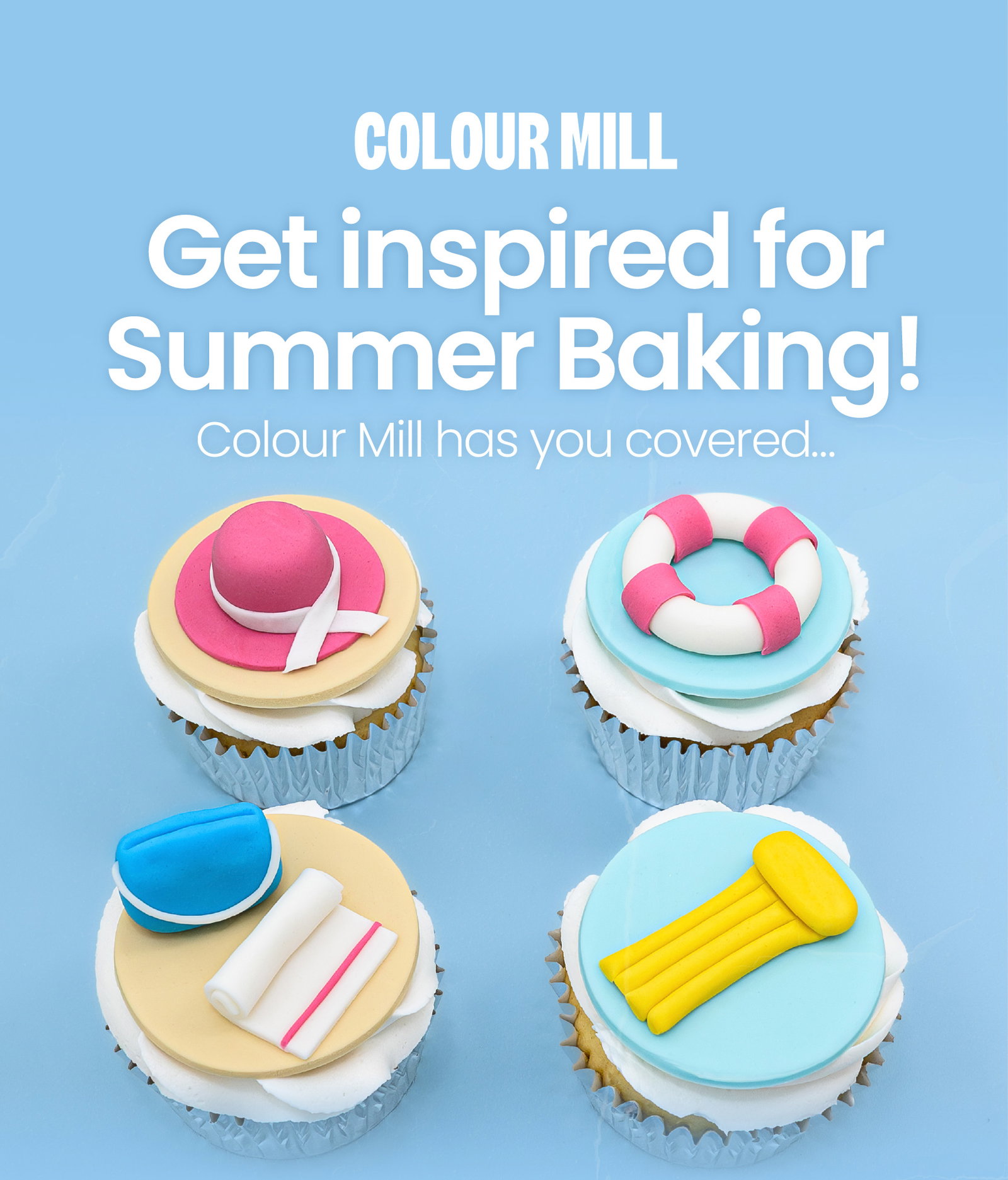 Get inspired for Summer Baking with Colour Mill