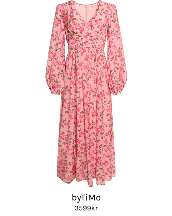 Image of Viscose V-Neck Dress