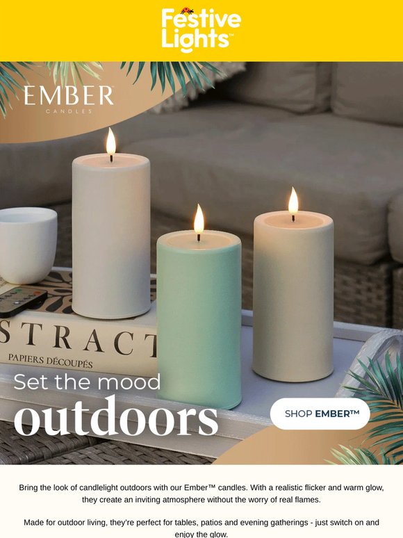 Outdoor candles you’ll love 🔥