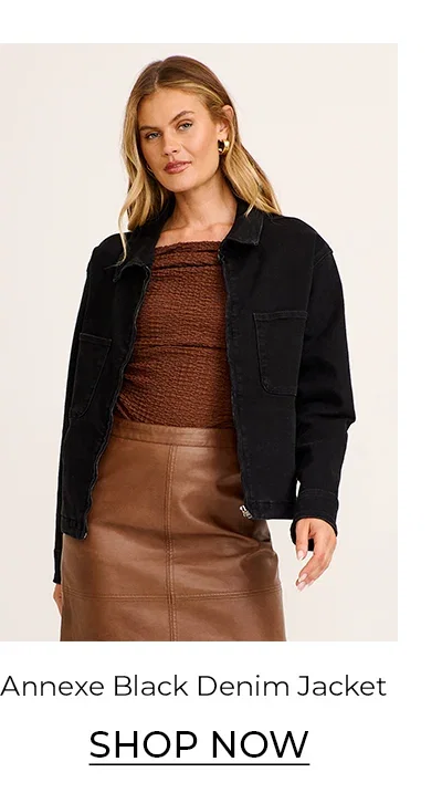 Annexe Black Denim Jacket