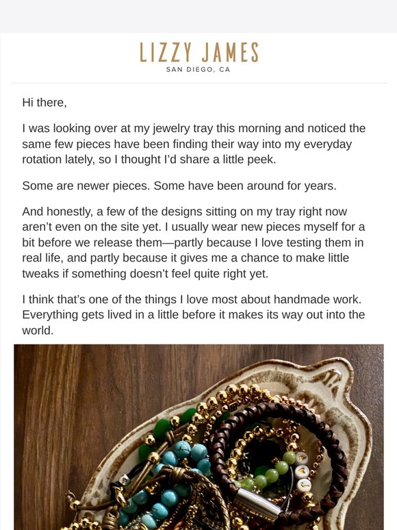 What’s been on my jewelry tray lately