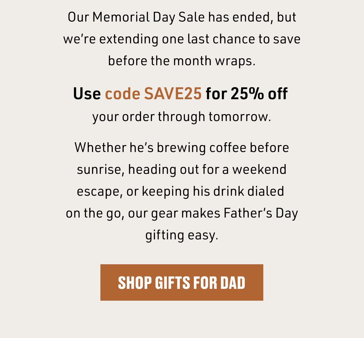 SHOP GIFTS FOR DAD